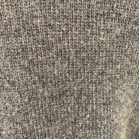 JOHN VARVATOS Size M Brown Heather Wool Camel Hooded Zip Up Sweater