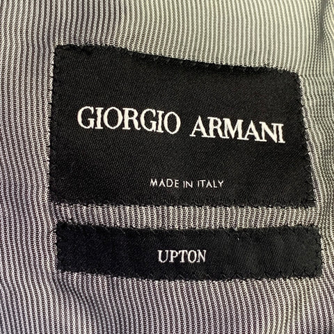 GIORGIO ARMANI Size 40 Grey Charcoal Tweed Cashmere Silk Jacket