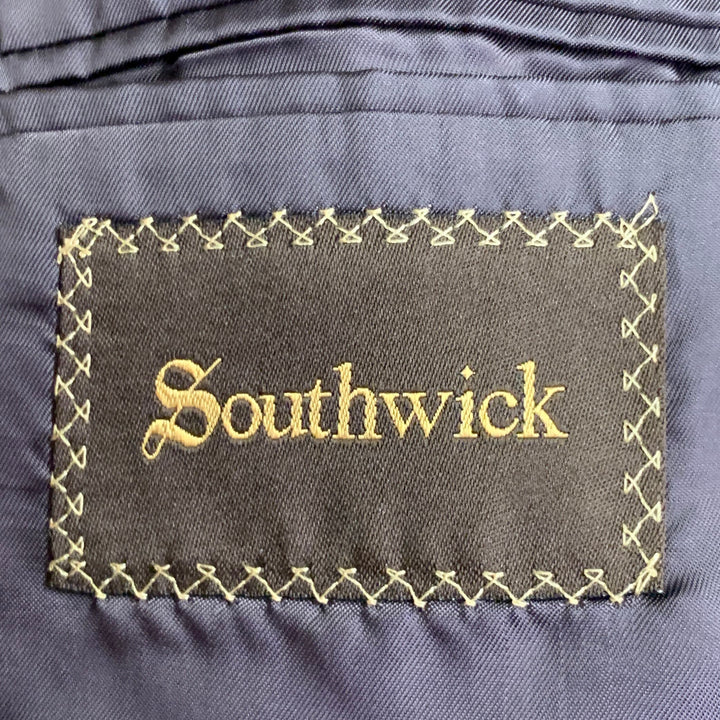 O'CONNELL'S Size 42 Long Brown Herringbone Wool Sport Coat