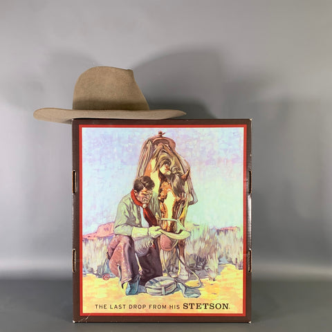 STETSON Size 7.5 Tan Khaki TFUNDF 41328174 Felt Hats