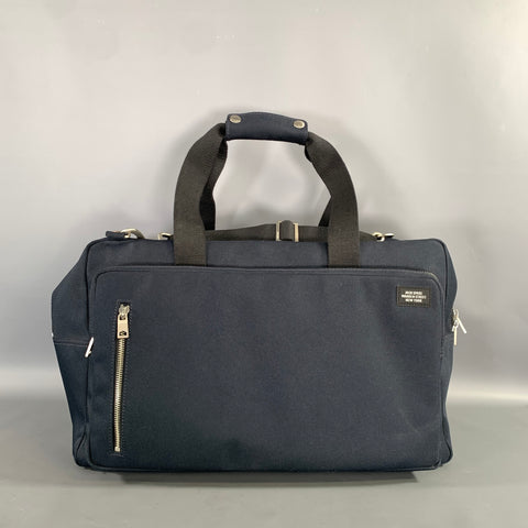 JACK SPADE Navy Black Canvas Duffle Bag