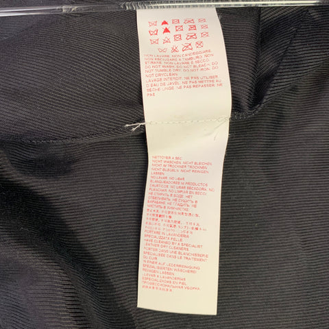 MARNI Size S Black Acrylic Blend Suede Motorcycle Jacket