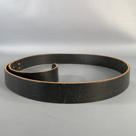 BILLY KIRK Size 32 Black Leather Claw Buckle Belt