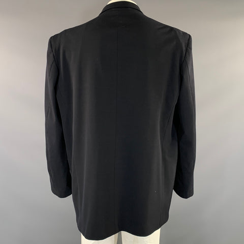 VETEMENTS S/S2019 Chest Size L Black Wool Blend Oversized Sport Coat