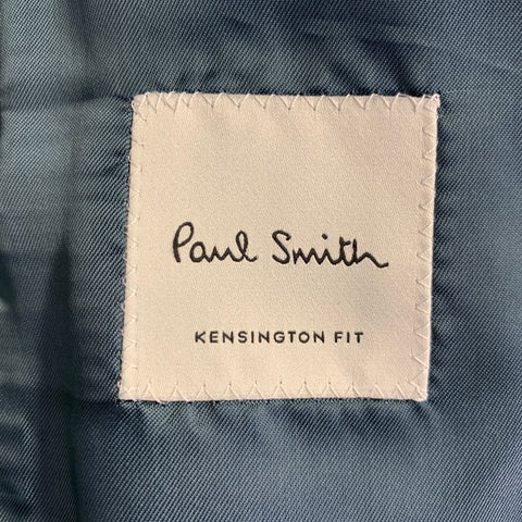 PAUL SMITH Size 44 Kensington Green Velvet Cotton Notch Lapel Sport Coat