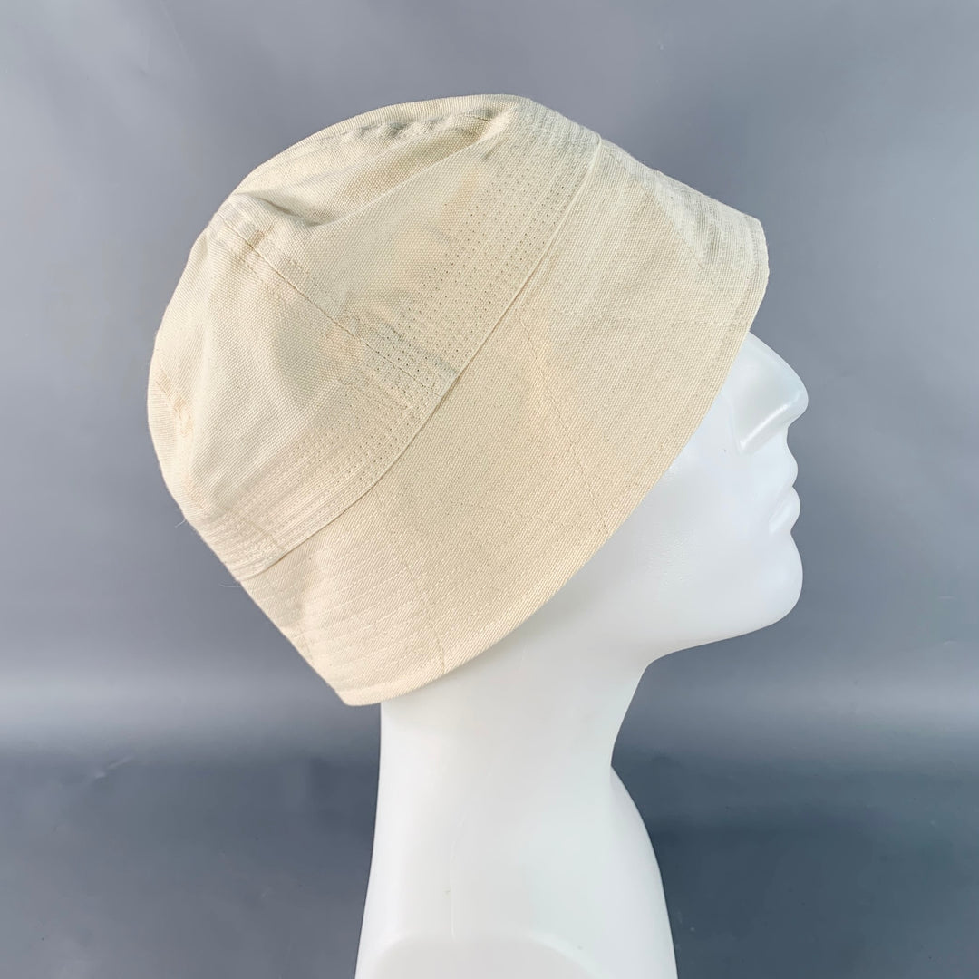 JACQUEMUS Beige Cotton Canvas Bucket Hat