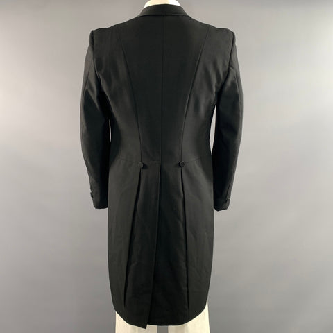 PIERRE CARDIN Chest Size 42 Black Tails Sport Coat
