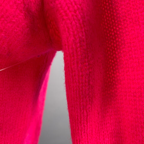 ACNE STUDIOS Pre-AW16 Size M -Kai- Pink Fuchsia Wool Crew Neck Sweater