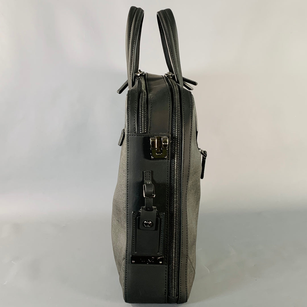 TUMI Black Coated Canvas Laptop Bag