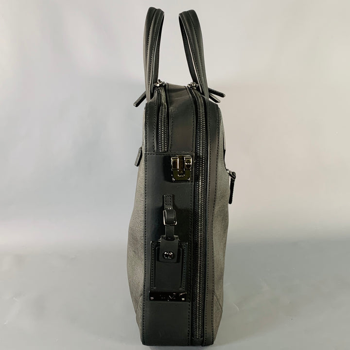 TUMI Black Coated Canvas Laptop Bag