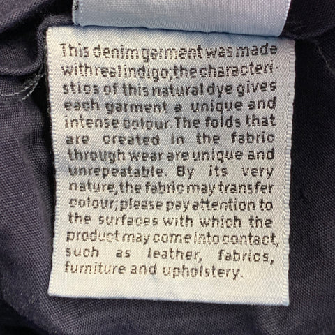 ROTA Jean fuselé plissé en mélange de coton bleu taille L
