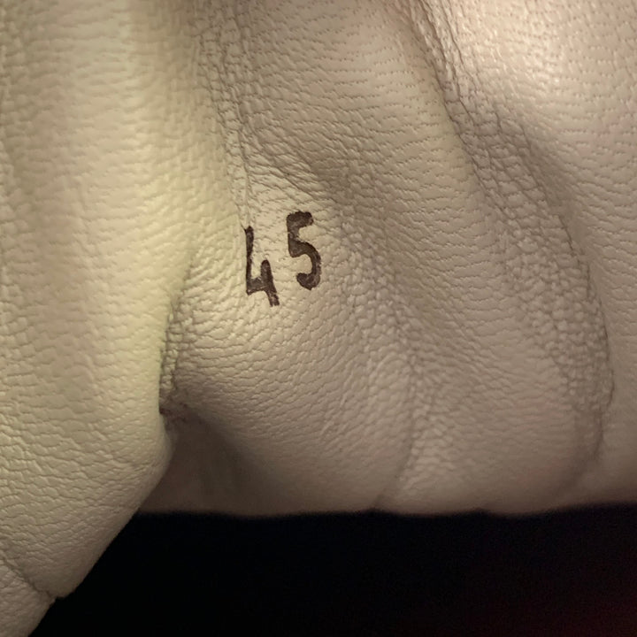 LORO PIANA Size 12 Grey Suede Low Top Rubber Sole Sneakers