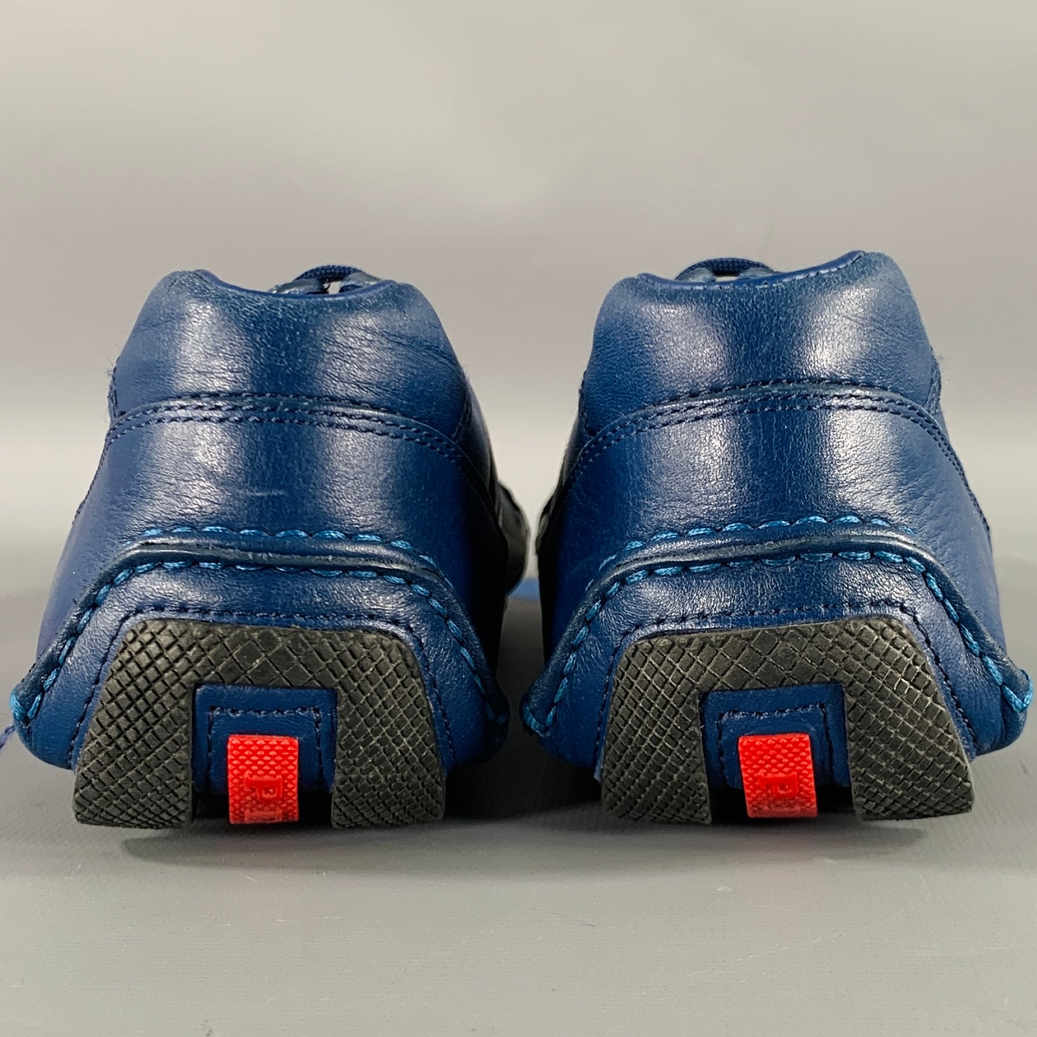 靴 PRADA MONTE CARLO lether sneaker AUTH PRADA MONTE CARLO SNEAKERS SHOES 4E2791 BLACK LEATHER US 7 EU