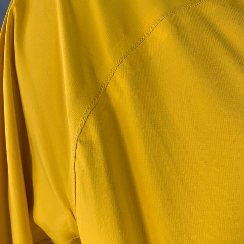 RIVIAN Size L Yellow Nylon Blend Zip Up Windbreaker Jacket
