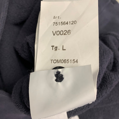 STONE ISLAND Taille L Sweat-shirt à capuche en coton gris bleu