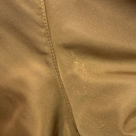 PRADA Size M Bronze Nylon Hooded Zip Up Jacket