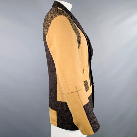 JUNYA WATANABE x CARHARTT 2020 Size L Beige Brown Color Block Cotton Jacket