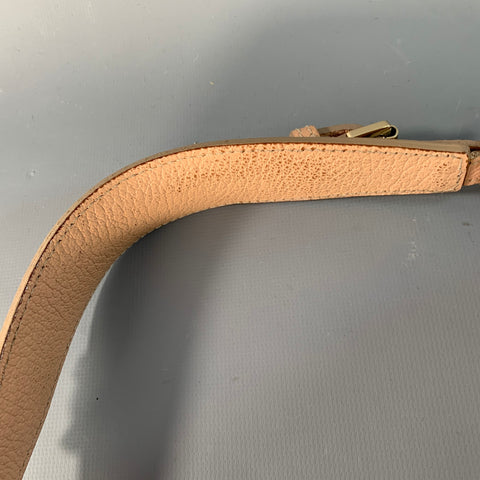 Sac cabas en cuir grainé rose poudré MULBERRY