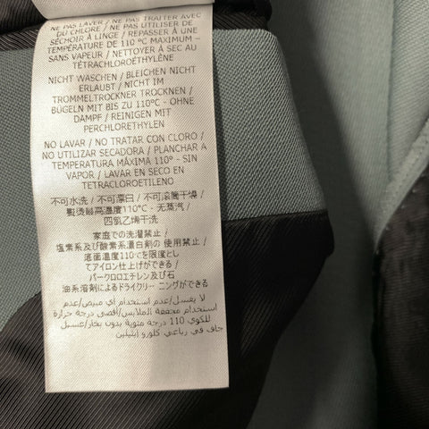 STELLA McCARTNEY Green Grey Viscose Blend Peak Lapel Suit