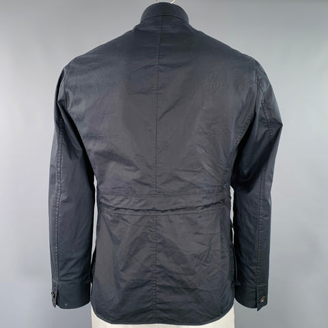 JIL SANDER Size 42 Black Parka Jacket