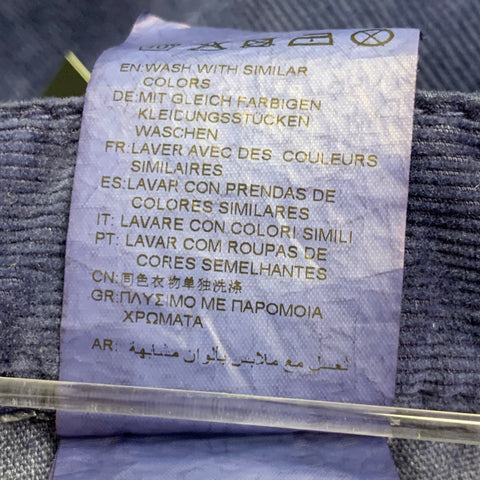 GANT Size 32 Cordster Blue Corduroy 5 Pockets Casual Pants