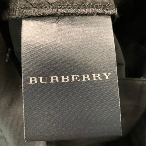 BURBERRY PRORSUM Talla 36 Pantalón de vestir con bragueta y cremallera de poliéster liso negro