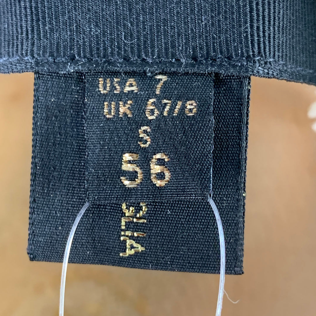 BARNEY'S NEW YORK Size S Beige Taupe Woven Straw Fedora