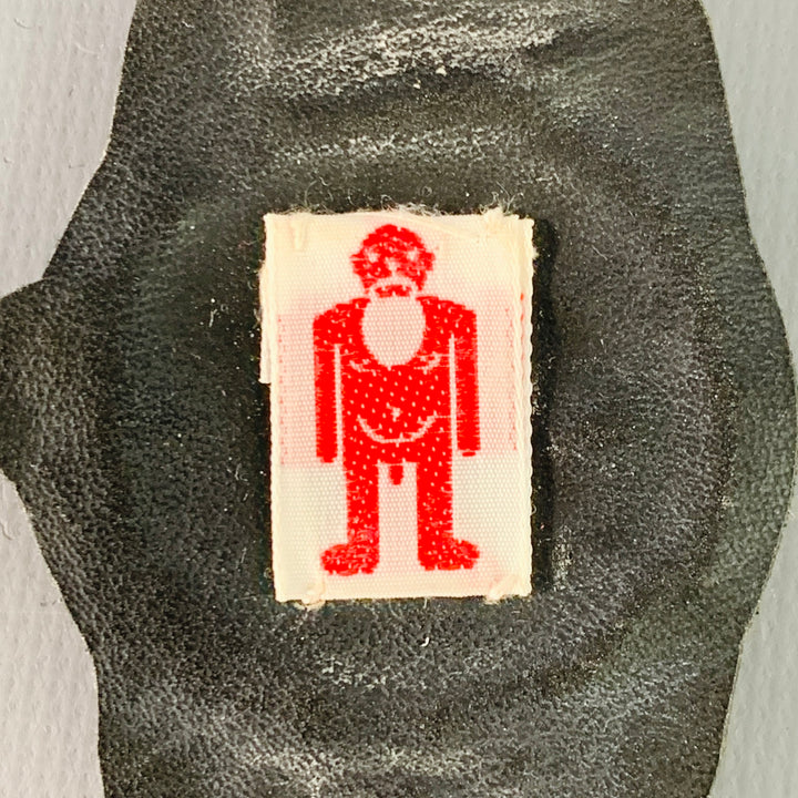 WALTER VAN BEIRENDONCK Gold Blue Sequined Beaded Watch Bracelet