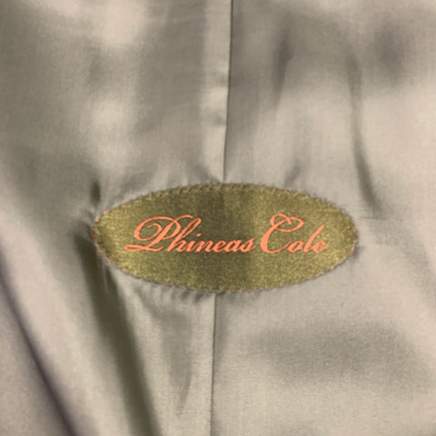 PHINEAS COLE Size 38 Tan Three Piece Notch Lapel Suit