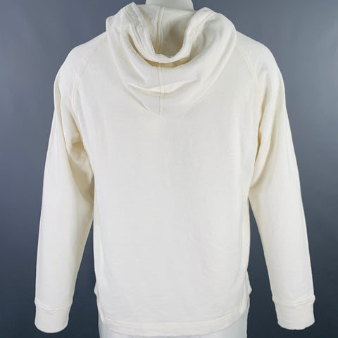 Sweat à capuche VOLLEBAK L Coton Chanvre Crème