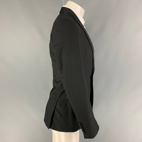 PAUL SMITH The Abbey Size 38 Regular Wool Mohair Shawl Collar Sport Coat