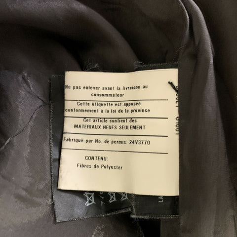 PRADA Size M Grey Polyester Crocodile Mini Skirt