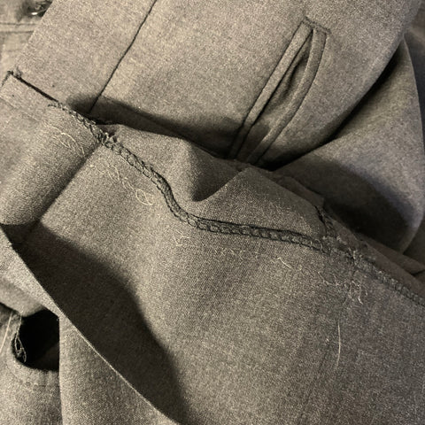 BROOKS BROTHERS Size 34 Grey Wool Flat Front Dress Pants