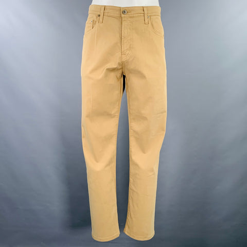 ADRIANO GOLDSCHMIED Size 36 Everett Khaki Cotton Blend Casual Pants