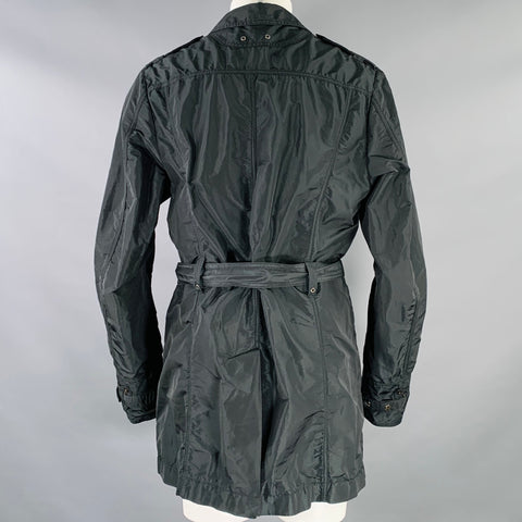 CoSTUME NATIONAL Size S Green Black Iridescent Polyester Jacket