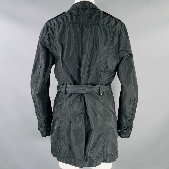 CoSTUME NATIONAL Size S Green Black Iridescent Polyester Jacket