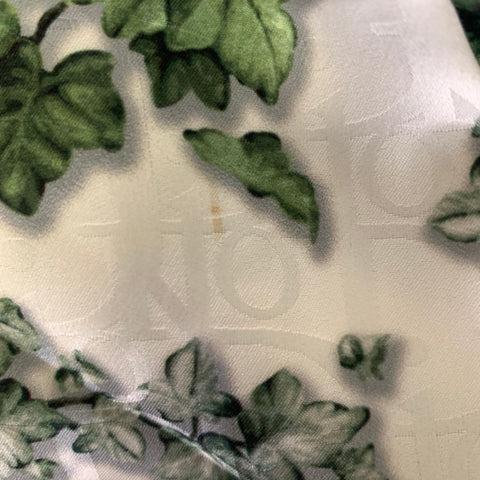 DIOR HOMME Size L White Green Leaves Short Sleeve Tracksuits & Sets