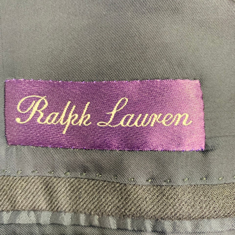 RALPH LAUREN Size 38 Regular Navy Cashmere Double Breasted Sport Coat