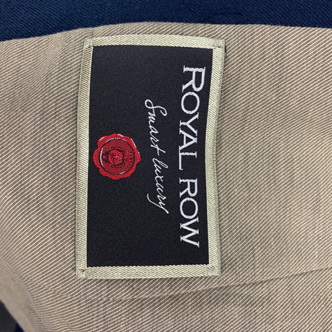 ROYAL ROW Size 36 Navy Wool Cotton V-Neck Vest