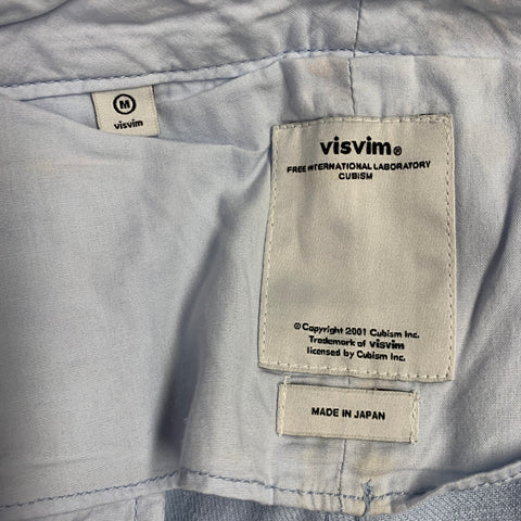 VISVIM Size M Light Blue Cotton Button Fly Jeans