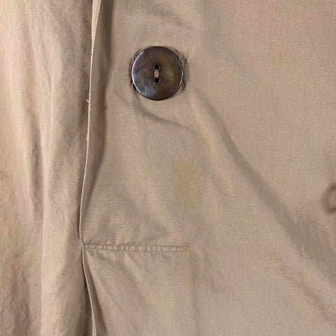 YOSHI ISHIKAWA Vintage Size L Beige Cotton Pullover Jacket