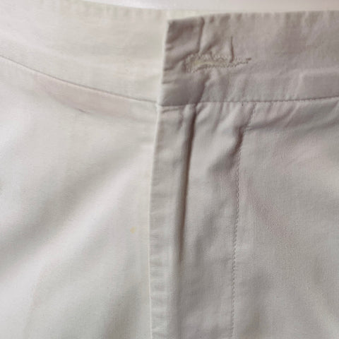 VERSACE JEANS Size 32 White Cotton Flat Front Casual Pants