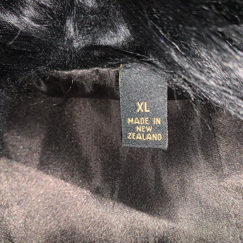 BONZ Size XL Black Overcoat Coat