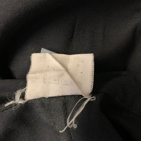 YVES SAINT LAURENT Size 34 Black Polyurethane Trouser Cut Shorts