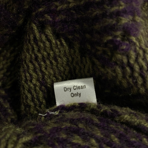 SISTER Size S Purple Olive Cashmere Diamond Pull On Sweater