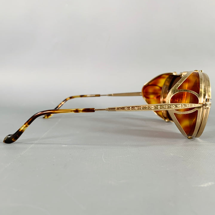 MATSUDA 2809H-V2 Terminator II Gold Orange Titanium Limited Edition Sunglasses