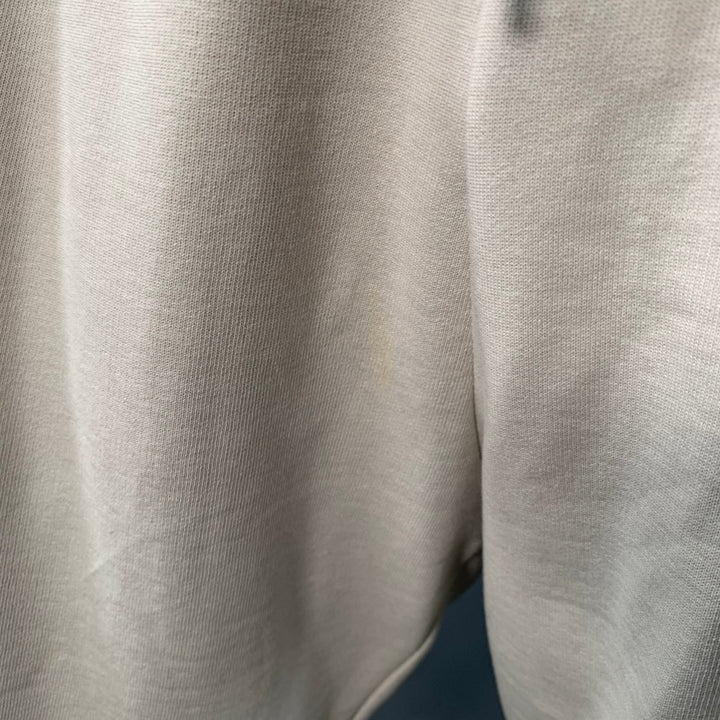 DRIES VAN NOTEN Size L Grey Cotton Drawstring Gym Shorts