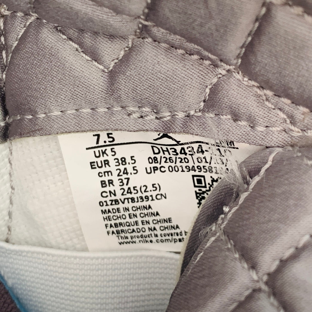 NIKE AIR Size 7.5 Jordan 3 Retro A Ma Maniere White Grey Leather Sneakers