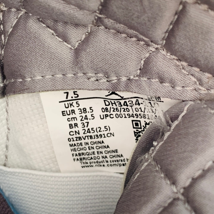 NIKE AIR Size 7.5 Jordan 3 Retro A Ma Maniere White Grey Leather Sneakers