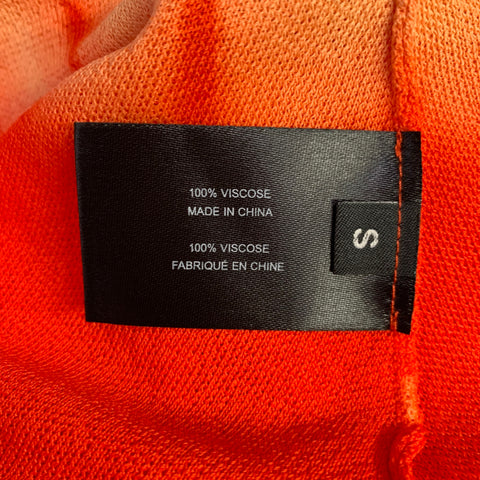 PROENZA SCHOULER Size S Orange Viscose Tie Dye Crossback Maxi Dress